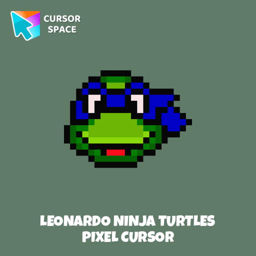 Leonardo Ninja Turtles Pixel cursor arrow cursor